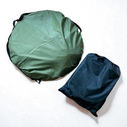 Wildloo portable camping toilet compact storage bags for tent and gear included in kit